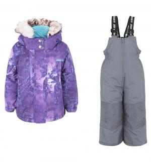 Комплект куртка/полукомбинезон , цвет: фиолетовый Gusti