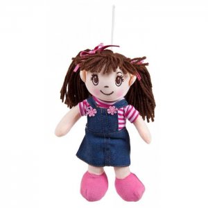Кукла в джинсовом сарафане 20 см ABtoys