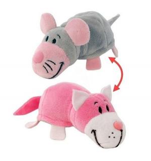 Мягкая игрушка Вывернушки  Мышка-Розовый кот 12 см 1Toy