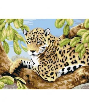 Картина по номерам Леопард на ветвях Color KIT