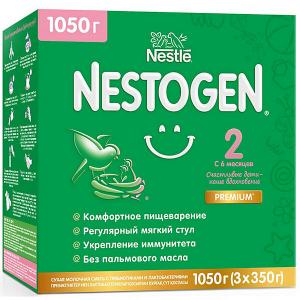 Молочная смесь  Nestogen 2, с 6 мес, 1050 г Nestle