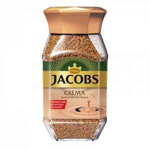 Кофе растворимый Crema сублимированный 95 г Jacobs