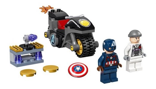 Конструктор  Super Heroes Битва Капитана Америка с Гидрой Lego