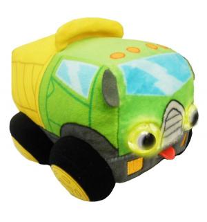 Мягкая игрушка 1Toy Биби Грузовичок 15 см цвет: зеленый/желтый Дразнюки