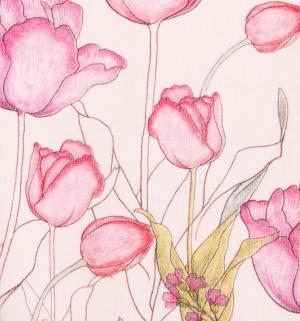 Леггинсы  Тюльпаны, цвет: розовый Free Age