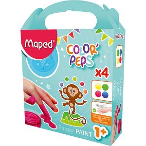 Пальчиковые краски  «Color peps», 4 цвета Maped