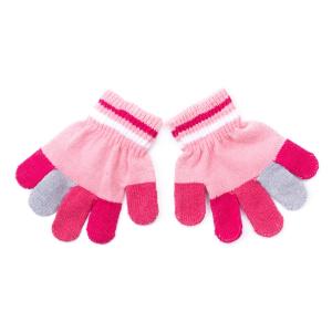 Перчатки  Папина дочка, цвет: розовый Play Today