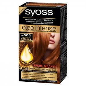 Oleo Intense Краска для волос 6-76 Мерцающий медный Syoss