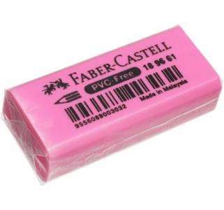 Ластик  флоуресцентный розовый Faber-Castell