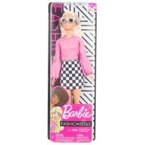 Кукла  Игра с модой Клетчатая юбка розовая кофта Barbie