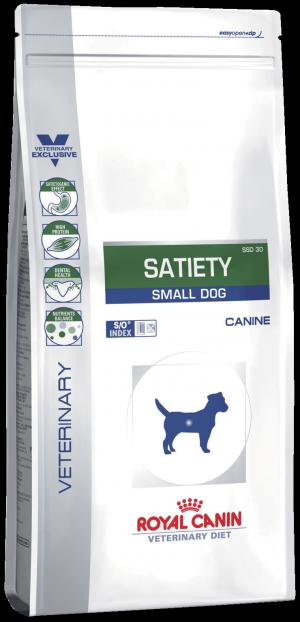 Сухой корм  VD Satiety Small Dog для взрослых собак контроль избыточного веса, 1.5 кг Royal Canin
